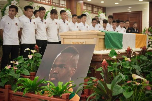 PHOTO NEWS!!!Heart Melting Photos From Former Newcastle Midfielder Cheick Tiote’s Memorial Service