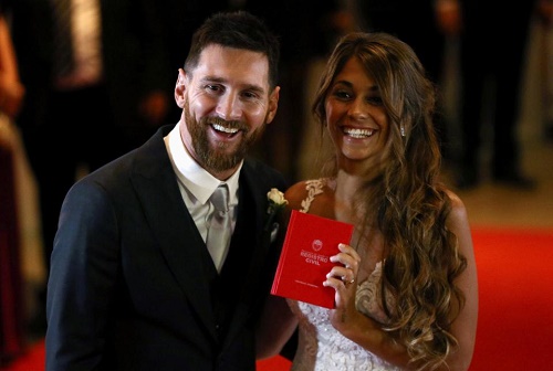 PHOTO NEWS!!! Photos From Lionel Messi And Longtime Girlfriend’s Star-Studded Wedding 
