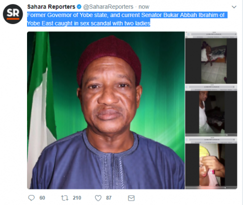 Breaking!!!Footage Of Serving Minister And Former Governor Caught Having S3x With Two Ladies [Photos/Video]