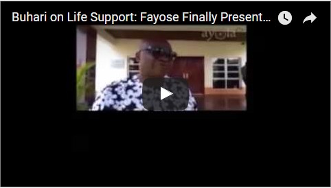 Breaking: Finally Fayose Presents A Shocking Proof Which Shows That President Buhari Is On Life Support For All To See [Video]