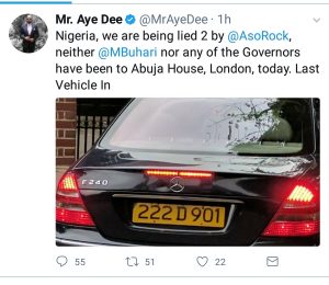 Security Experts Reveals The Shocking Truth, Insist That No Nigerian Governors Visited President Buhari , In London [See Evidence]