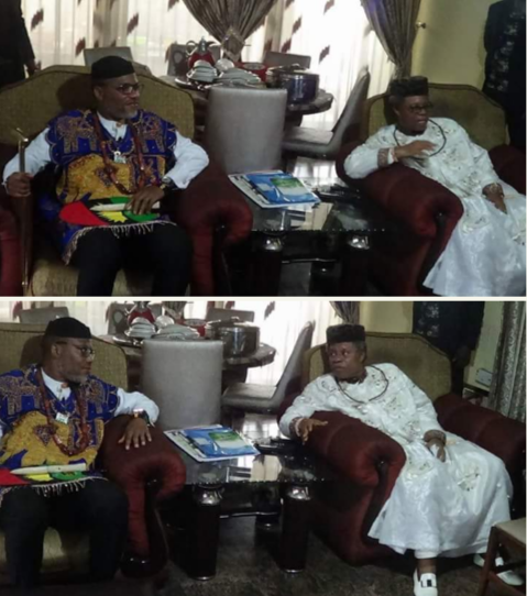 PHOTO NEWS: See The Photos Of 1million IPOB Members Who Received Nnamdi Kanu When He Visited Owerri Yesterday