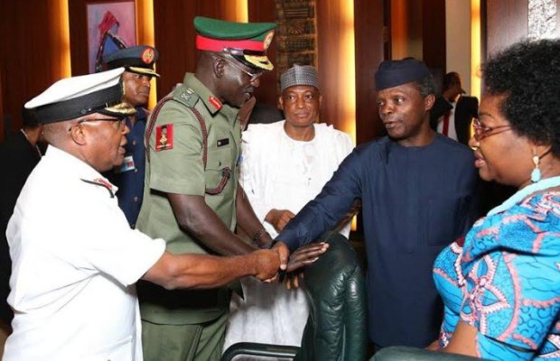 Osinbajo Orders Service Chiefs To Relocate To Maiduguri