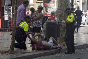 Barcelona Attack:13 killed after van ploughed into crowd of pedestrians [Photos]