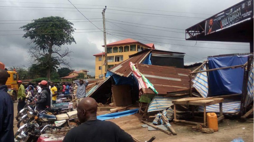 Gov. Rochas On The Run As Angry Mob Attacked And Injured His Men In Imo [Photos]