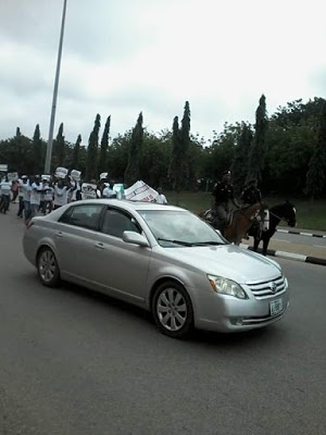 Arewa Youths Call For The Immediate Arrest Of Nnamdi Kanu As They Protest In Abuja [Photos]