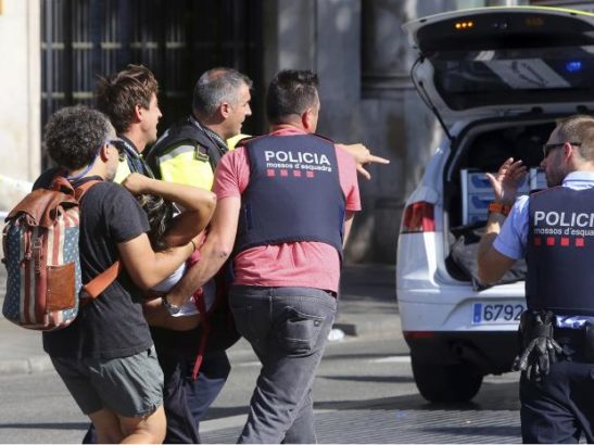 Barcelona Attack:13 killed after van ploughed into crowd of pedestrians [Photos]