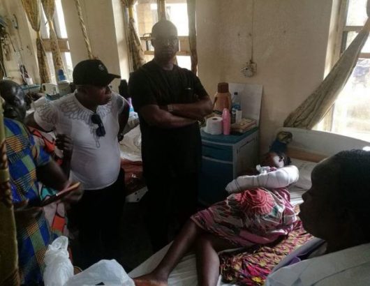 Finally, The Alleged Target Of Ozubulu Church Attack, Aloysius Ikegwuonu “Bishop” Visits Victims [Photos]