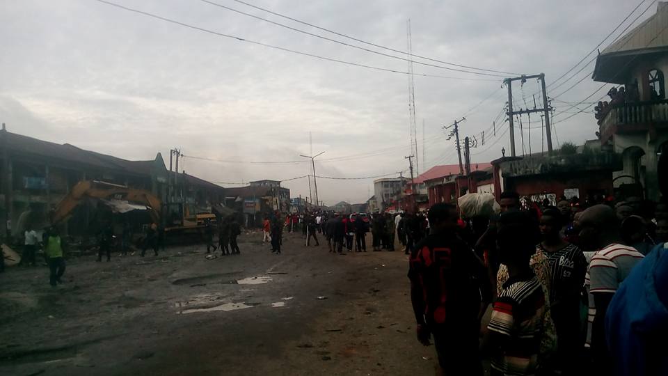 Many Traders In Serious Tears As Gov. Rochas Demolishes Popular Eke Ukwu Market In Owerri [Photos]