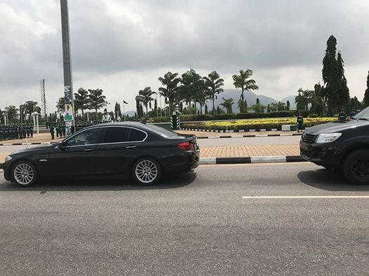  Photos Of Presidential Aides Waiting To Receive President Buhari In Abuja
