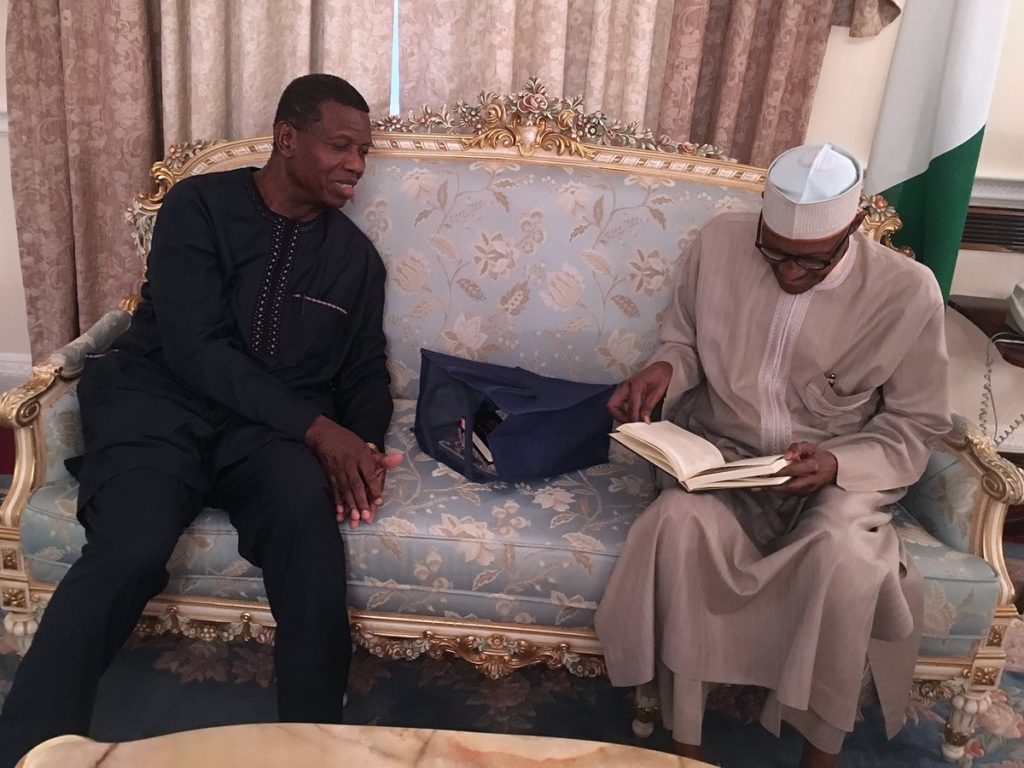 PHOTO NEWS!!!Pastor Adeboye Visits And Prays For President Buhari In London [Photos]