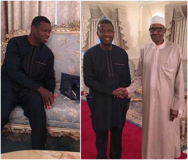 PHOTO NEWS!!!Pastor Adeboye Visits And Prays For President Buhari In London [Photos]