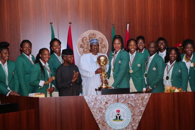 President Buhari Approves 1million Naira To Each Female D’tigress Team For Afrobasket 2017 Win