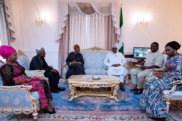 BREAKING!! Fayose Still On The Run As Lai Mohammed, Others Visits Buhari In London [Photos]