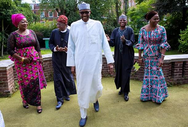 BREAKING!! Fayose Still On The Run As Lai Mohammed, Others Visits Buhari In London [Photos]