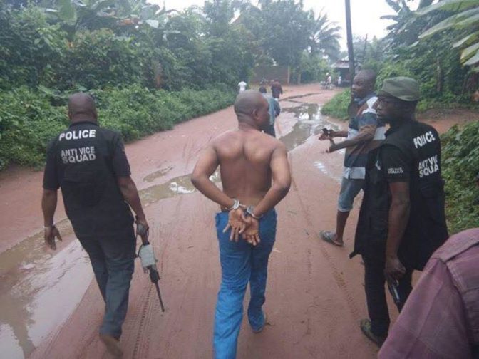 SHOCKER!!!How A Businessman Was Caught Red-Handed Trying To Kill A Woman For Money Rituals In Imo State [Photos]
