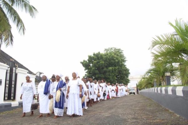 PHOTOS NEWS: Ooni Of Ife Celebrates Goddess Of Love Osun Without Wife, Olori Wuraola