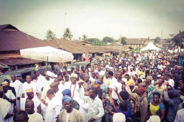 PHOTOS NEWS: Ooni Of Ife Celebrates Goddess Of Love Osun Without Wife, Olori Wuraola
