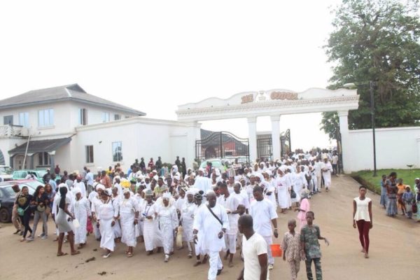 PHOTOS NEWS: Ooni Of Ife Celebrates Goddess Of Love Osun Without Wife, Olori Wuraola