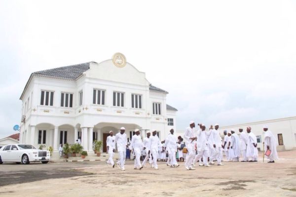 PHOTOS NEWS: Ooni Of Ife Celebrates Goddess Of Love Osun Without Wife, Olori Wuraola