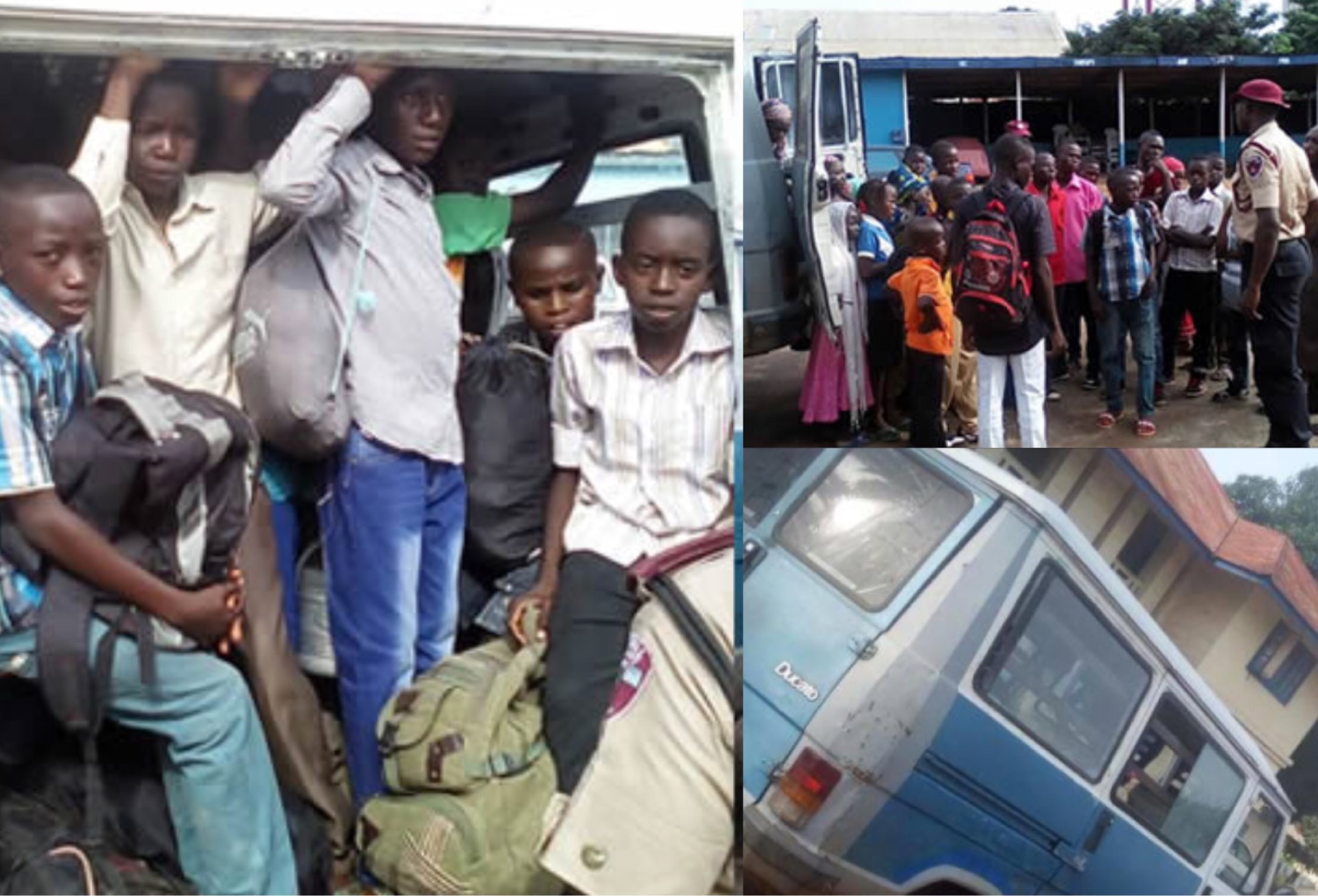 Serious Shock As FRSC Intercepts Suspected Human Traffickers In Kaduna, Rescues 44 Minors
