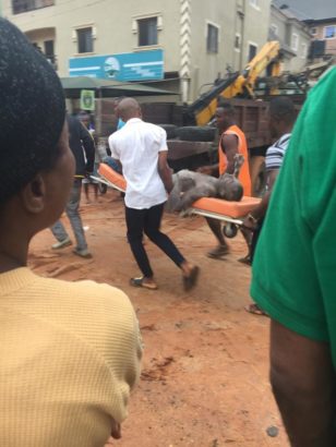 Building Collapses In Owerri; With 5 Corps Member Trapped Inside[Photos]