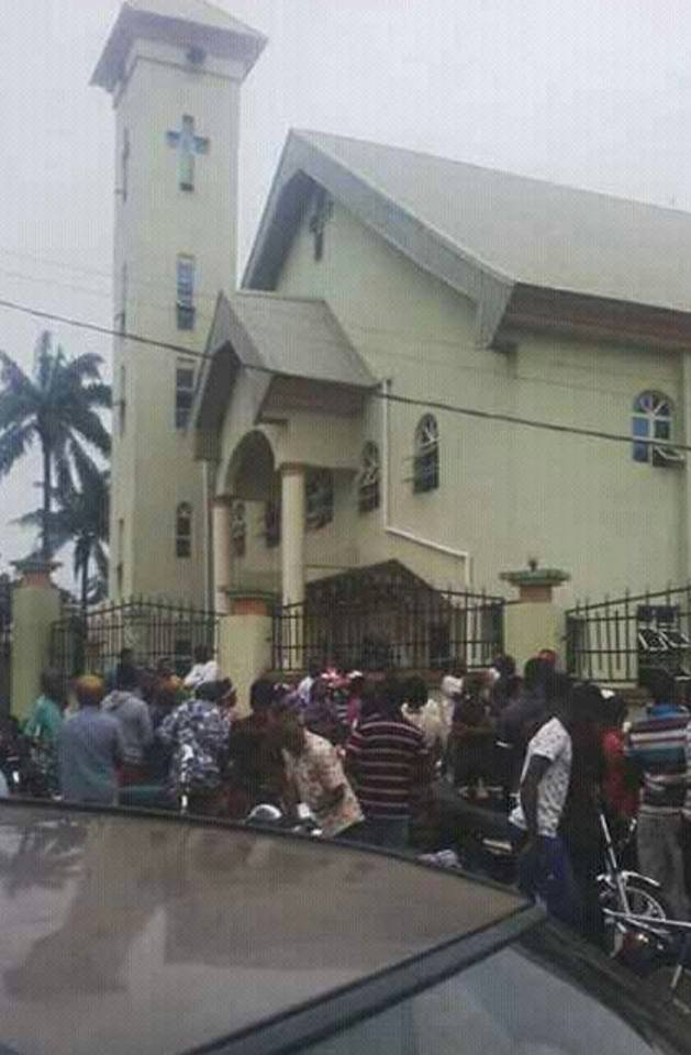 JUST IN: Gunmen Attack Catholic Church In Anambra, Many Worshipers Feared Dead [Graphic Photos]