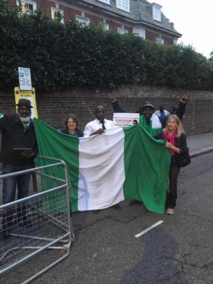 Nigerians Granted Permission To Protest At Abuja House, U.K Police Prepares [Photos]