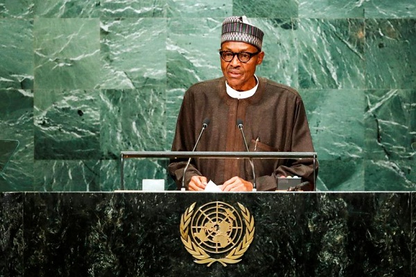Why After Killing Biafrans In Aba, Buhari Now Begs The UN To Fight Against The Killing Of Muslims, Here Are 5 Things We Learnt From Buhari 12-Mins Speech[Must Read]