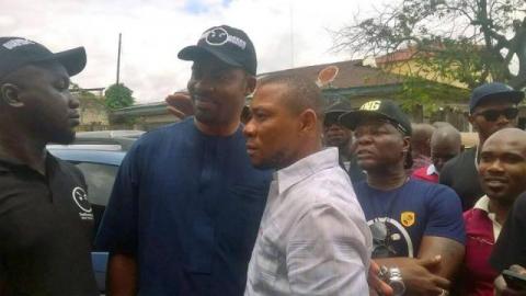 Charly Boy, His ‘Our Mumu Don Do’ Team Visit Family Of Late Somtochukwu Killed During Demolition Of Eke-Ukwu Market In Owerri