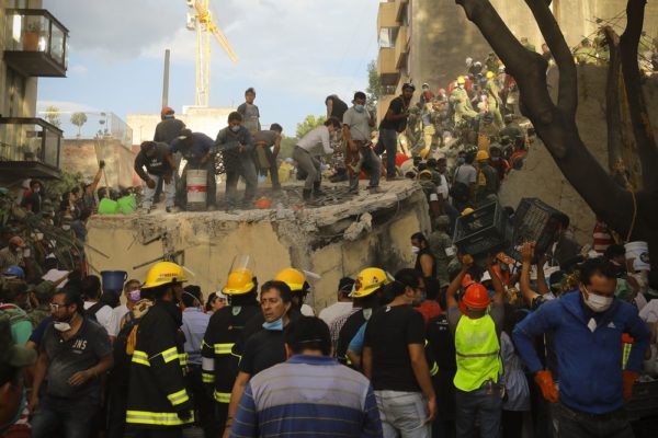 Photos From The Aftermath Of Mexico Earthquake That Left 217 People Dead