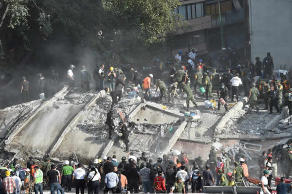 Photos From The Aftermath Of Mexico Earthquake That Left 217 People Dead