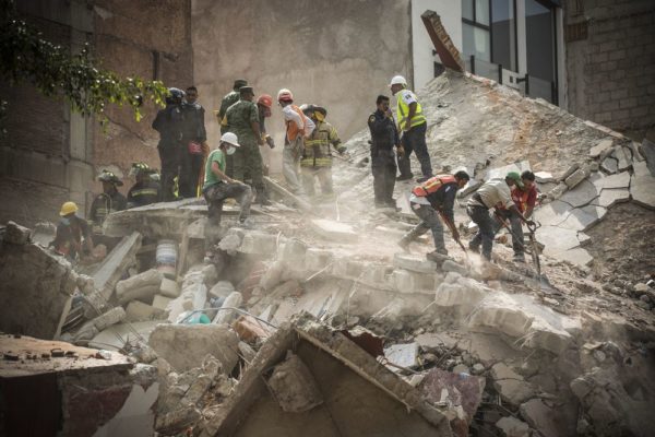 Photos From The Aftermath Of Mexico Earthquake That Left 217 People Dead