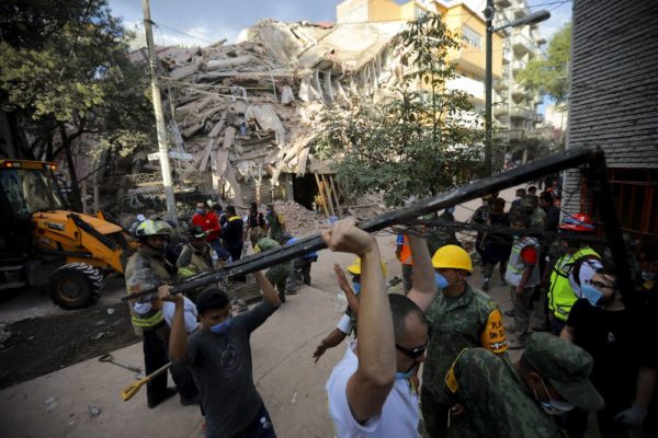 Photos From The Aftermath Of Mexico Earthquake That Left 217 People Dead