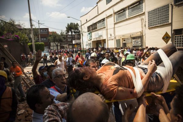 Photos From The Aftermath Of Mexico Earthquake That Left 217 People Dead