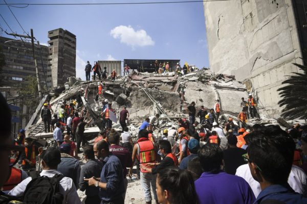 Photos From The Aftermath Of Mexico Earthquake That Left 217 People Dead