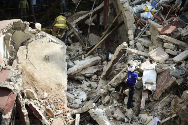 Photos From The Aftermath Of Mexico Earthquake That Left 217 People Dead