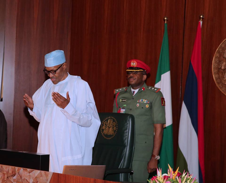PHOTO NEWS: Aisha Alhassan Full Of Smiles As Buhari Presides Over FEC Meeting [PHOTOS]