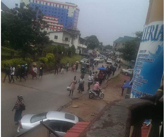 BREAKING: Serious Tension Coming From Jos As Muslims And Christians Clash Over Biafra [Photo]