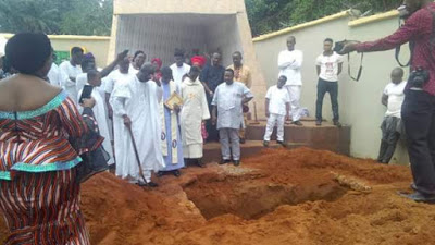 Tears Flows Like A River As Victims Killed In Ozubulu Church Attack Was Laid To Rest [Photos]