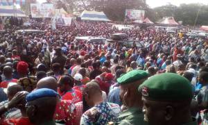 Ngige, VP, Osinbajo, Saraki, ‘All Disappeared’ As APC’s Campaign Rally In Anambra Turns Bloody, Several People Killed