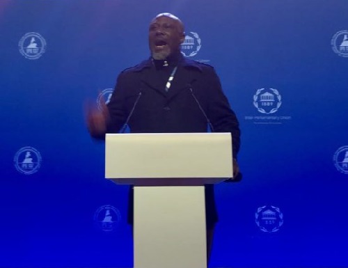 Dino Melaye Spotted With Russian President Putin In Moscow