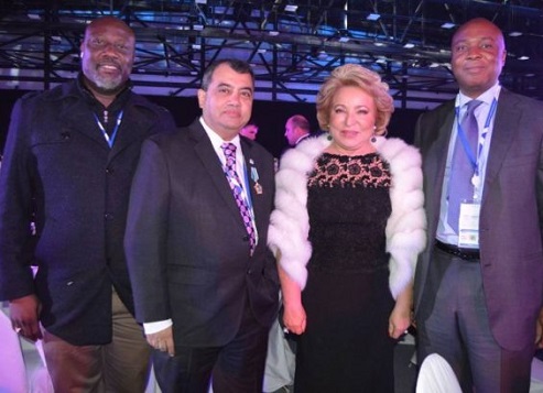 Dino Melaye Spotted With Russian President Putin In Moscow