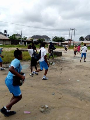 MONKEY POX: Confusion In Rivers State As Parents Rush To Schools To Pick Their Children Over News Of Soldiers Coming To Inject Them [Photos]