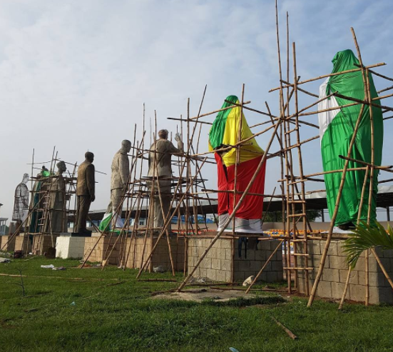 Leaked Photo Of The Remaining Statues That Governor Rochas Is Planning To Unveil Soon[Photo]