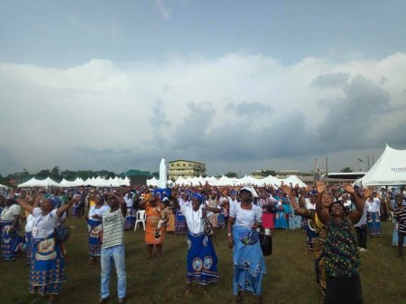Edo State Stands Still As Virgin Mary Appears During A Catholic Conference