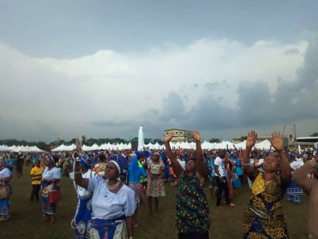 Edo State Stands Still As Virgin Mary Appears During A Catholic Conference
