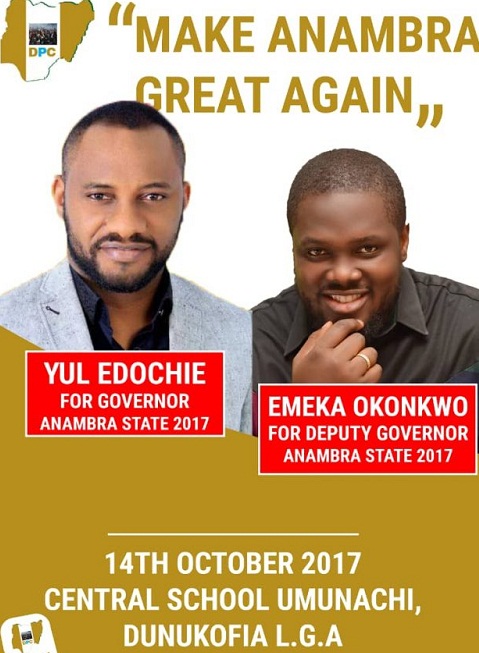 Anambra Election 2017: Meet Yul Edochie’s Deputy,  Emeka Okonkwo [Photos]