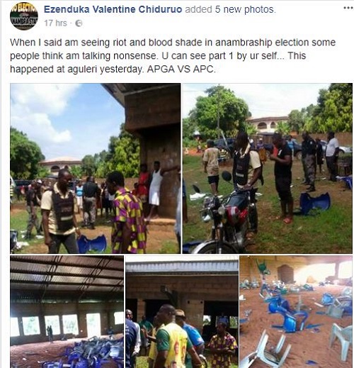 Anambra Election 2019: Blood Flows Like Water As APC And APGA Supporters Engages In Brutal Fight In Anambra State [Photos]