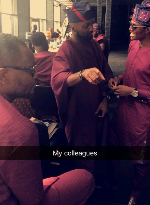 Banky W and His Groomsmen Steps Outin Style For His Traditional Wedding [Photos]